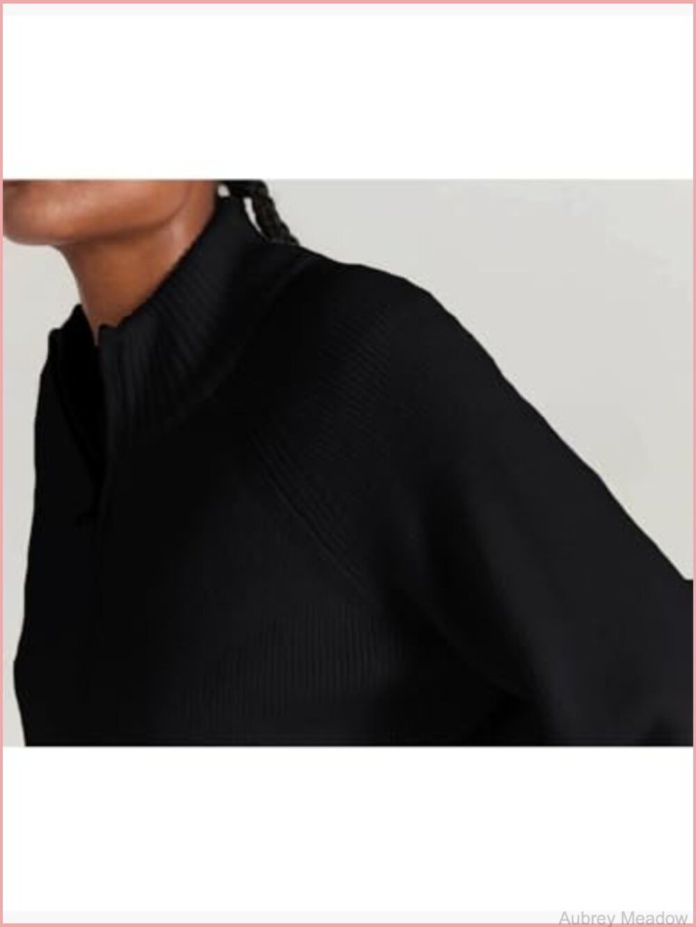 Double Zipper Open Front Cardigan Sweater Ribbed Knit Coat Pockets - Picture 7 of 7